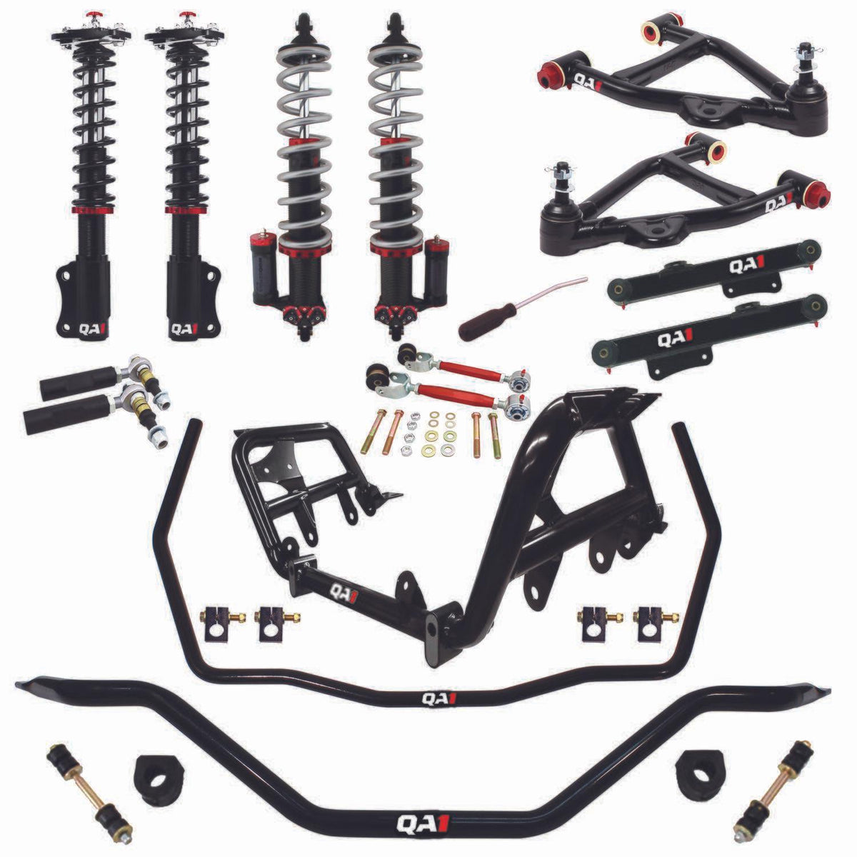QA1 Handling Kit, Level 3, Mustang (87-89 Mustang, W/ Shocks) - HK43-FMM2