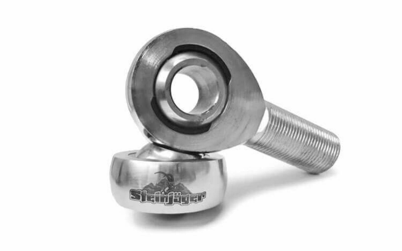Steinjager Inch Male Rod Ends 1.25-12 RH x 1 Chrome Moly Housing, Nylon Race 1 Pack - J0014557