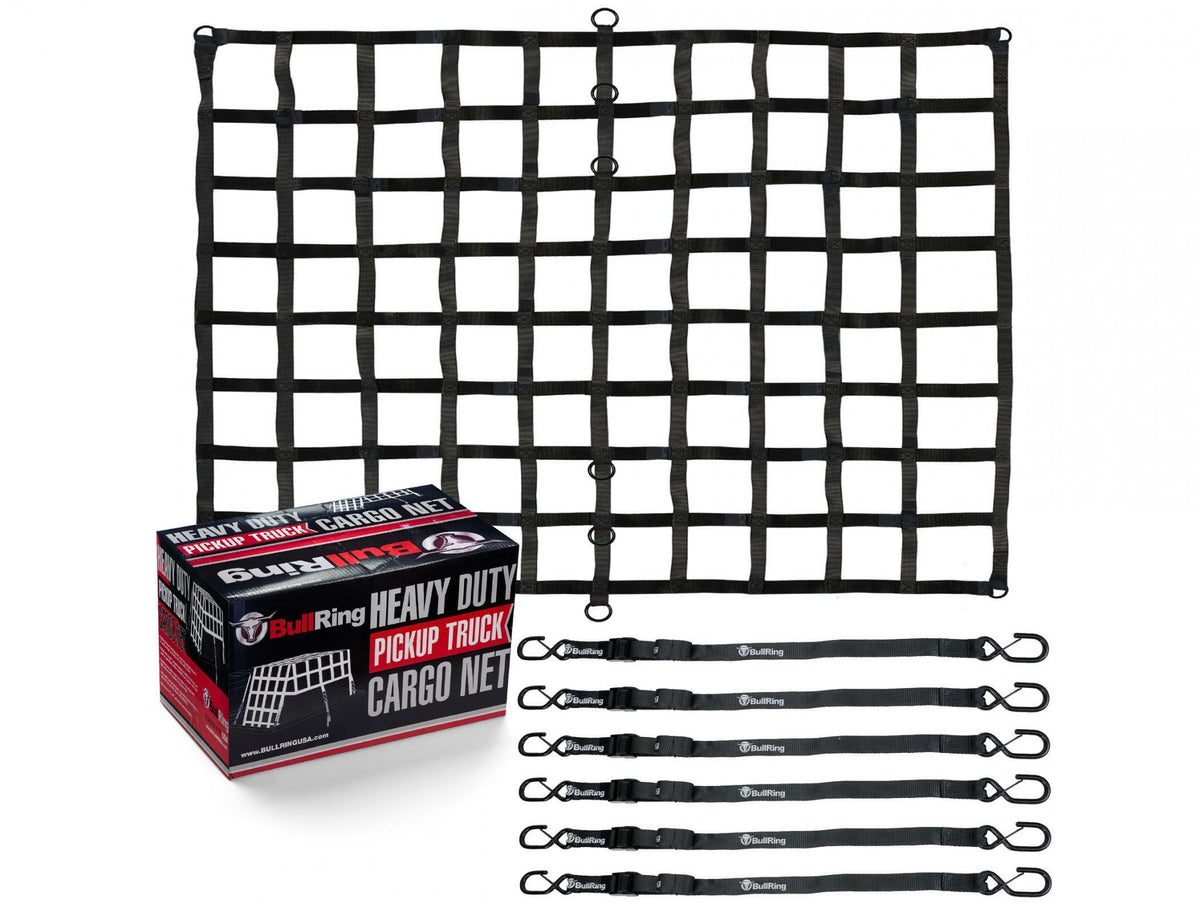 SpeedStrap Heavy Duty Pickup Truck Cargo Net Bullring - N2000