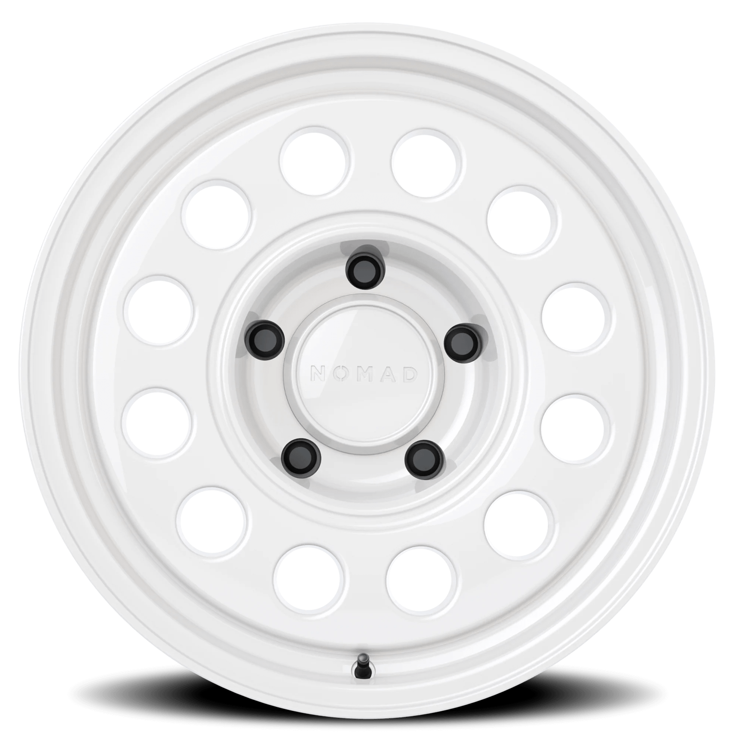 Nomad Wheels Aluminum Wheels 15x7 501SA Convoy Salt White 5 On 114.3 Bolt Pattern 83.82 Bore -10 Offset - N501SA-57012-10