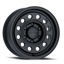 Nomad Wheels Aluminum Wheels 17x8.5 501SB Convoy Satin Black 6 On 120 Bolt Pattern 78.1 Bore 0 Offset - N501SB-78562-00