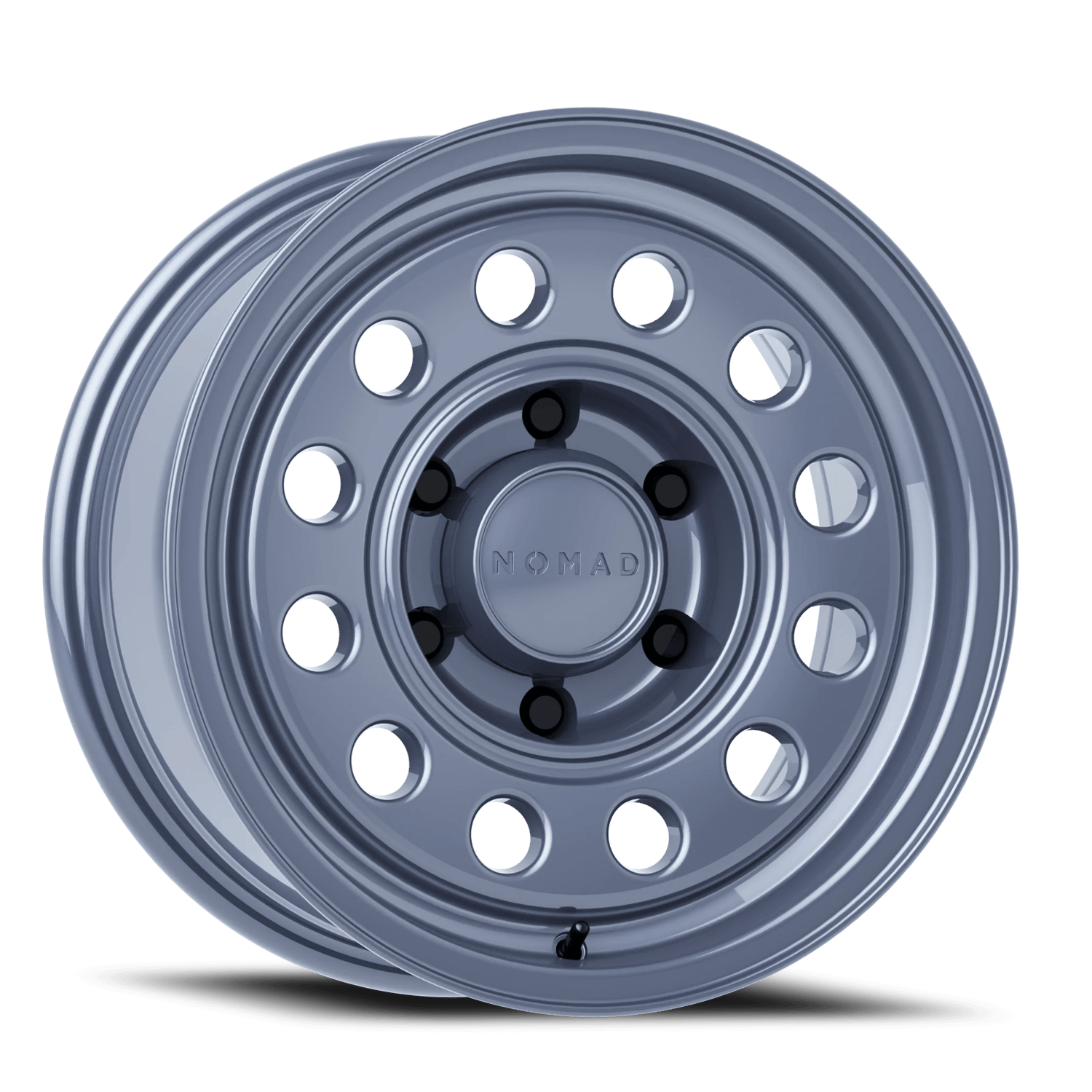 Nomad Wheels Aluminum Wheels 16x8 501UG Convoy Utility Gray 6 On 139.7 Bolt Pattern 106.1 Bore -10 Offset - N501UG-68060-10