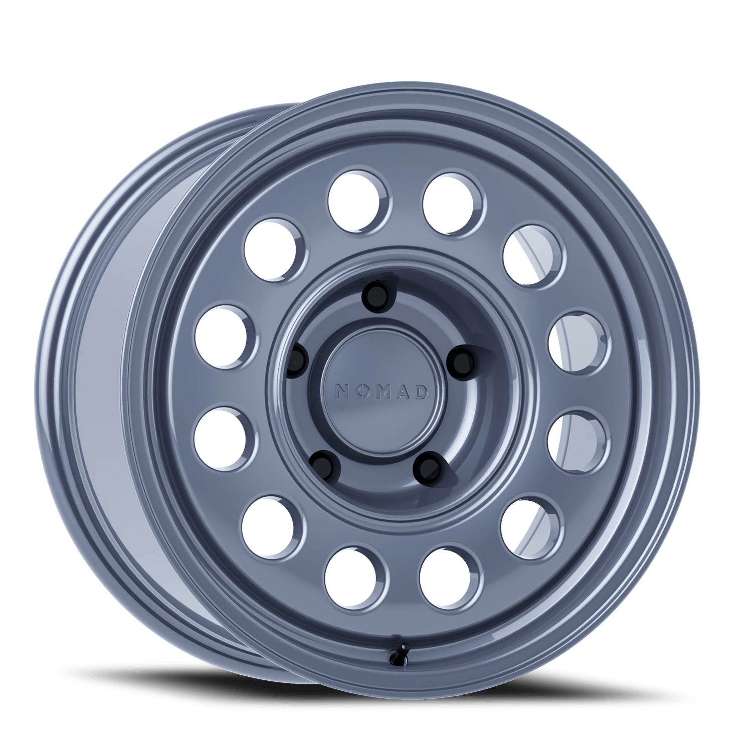 Nomad Wheels Aluminum Wheels 17x7.5 501UG Convoy Utility Gray 5 On 160 Bolt Pattern 65.1 Bore 50 Offset - N501UG-77556+50