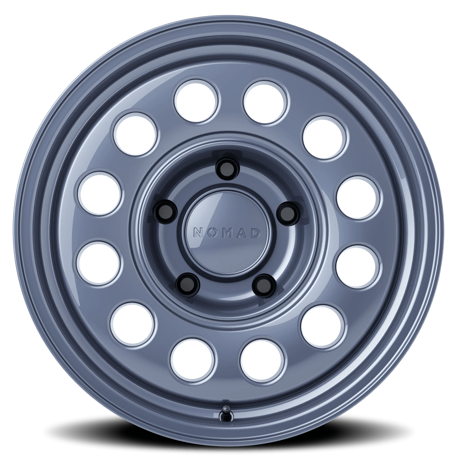Nomad Wheels Aluminum Wheels 17x7.5 501UG Convoy Utility Gray 5 On 160 Bolt Pattern 65.1 Bore 50 Offset - N501UG-77556+50