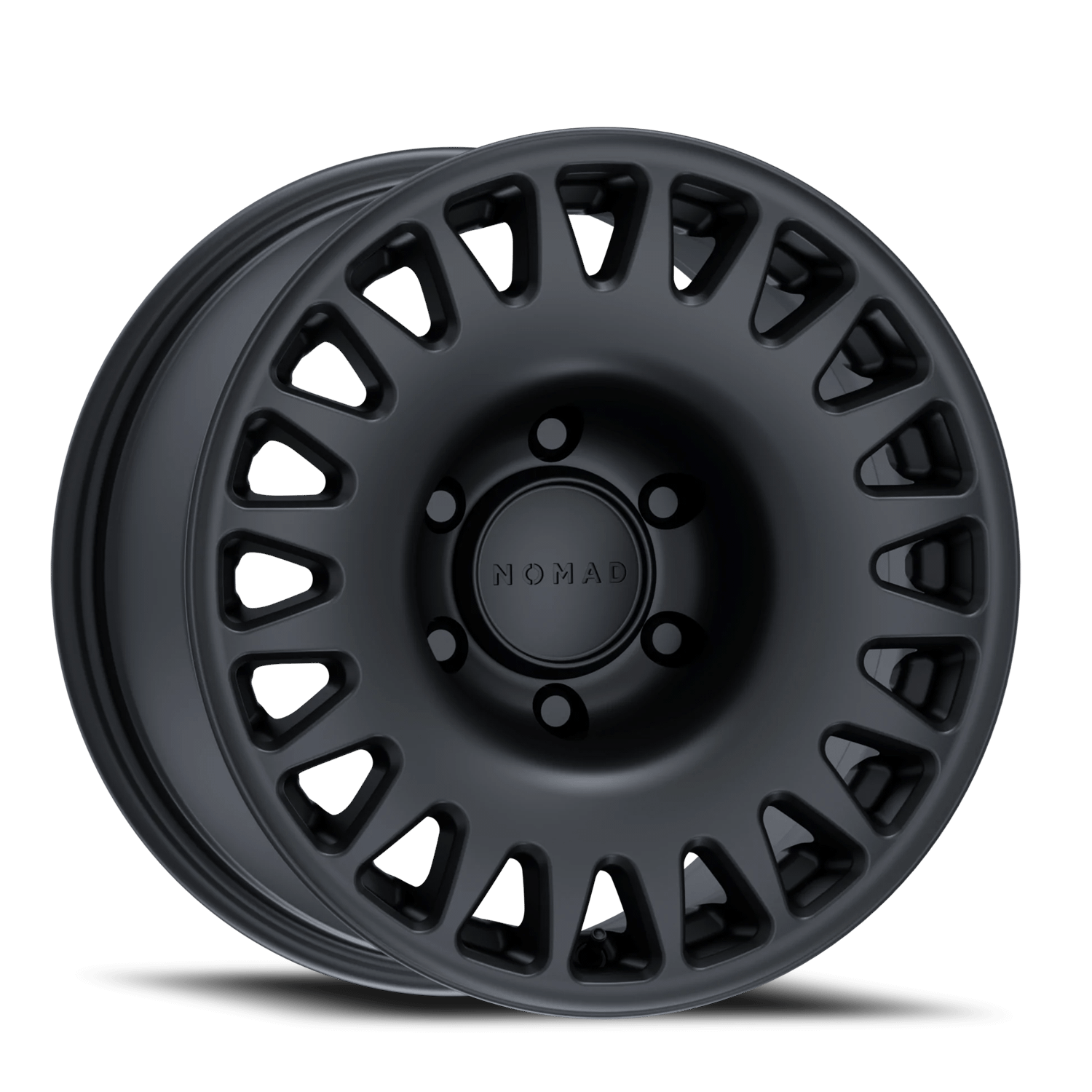 Nomad Wheels Aluminum Wheels 17x8.5 503SB Sahara Stain Black 6 On 139.7 Bolt Pattern 106.1 Bore -10 Offset - N503SB-78560-10