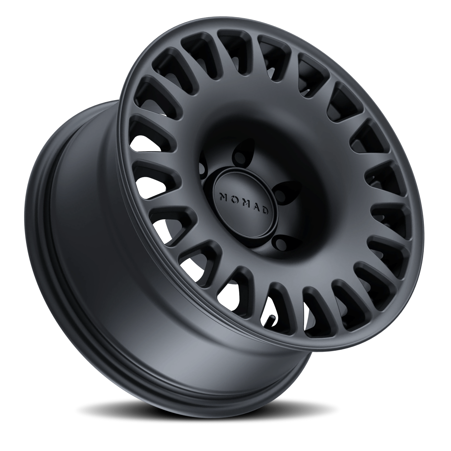 Nomad Wheels Aluminum Wheels 17x8.5 503SB Sahara Stain Black 6 On 139.7 Bolt Pattern 106.1 Bore -10 Offset - N503SB-78560-10