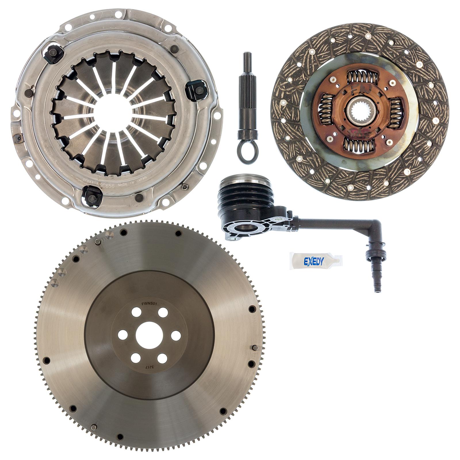Exedy Racing EXEDY OEM Clutch Kit for Solid FW Conversion for Incl FW and Hydraulic CSC (2007-2016 Versa, Juke) - NSK1026FW