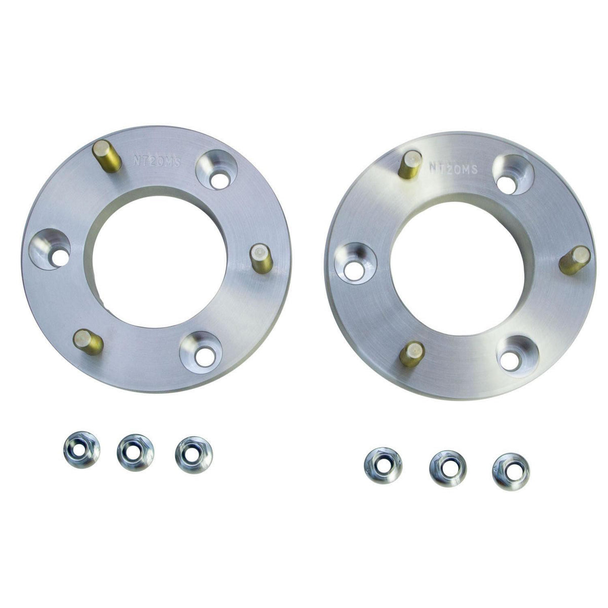 Skyjacker Aluminum Spacer Leveling Kit 2 Inch Lift Front 04-15 Nissan Titan 17 Nissan Titan Incl. Upper Strut Spacers Maximum Tire/Wheel: 33 x 12.50/17 Back Spacing: OEM - NT20MS