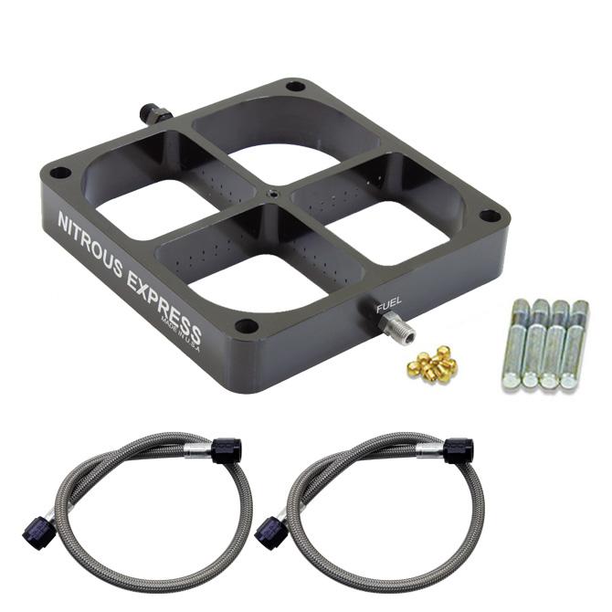 Nitrous Express Single Entry Crossbar 8500 Based Throttle Body Plate Conversion - NX639