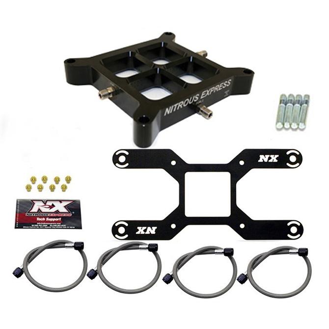 Nitrous Express Dual Stage Billet Crossbar Plate Conversion (50-800Hp) (4150 Flange) - NX642