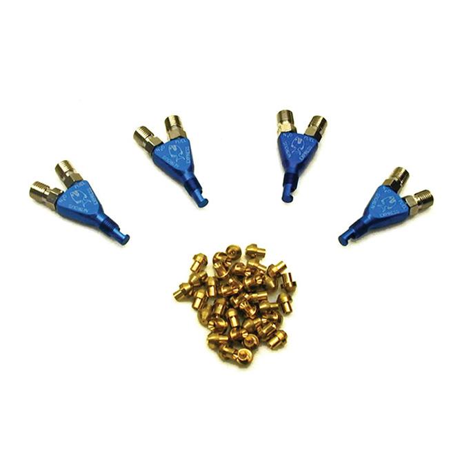 Nitrous Express Piranha Nozzles 4 Cyl (Includes All Hp Settings) - NX704