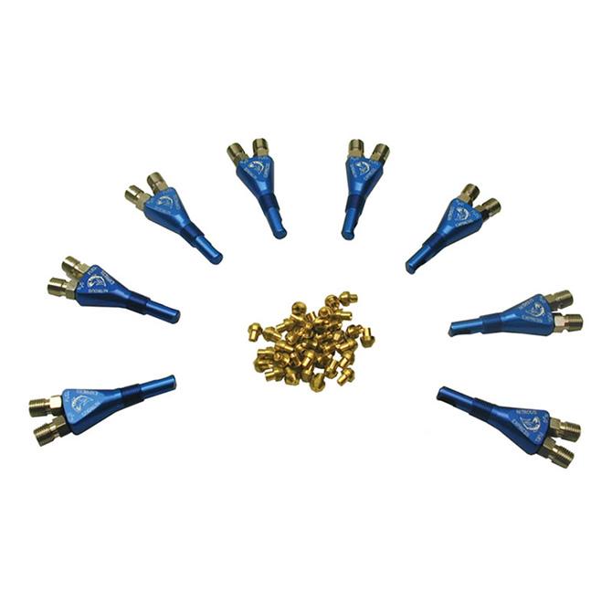 Nitrous Express Shark Nozzles 8-Cyl (Includes All Hp Settings) - NX900