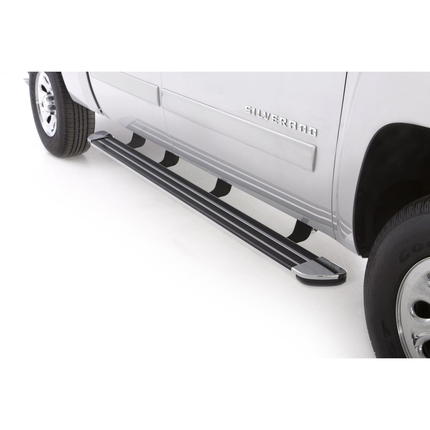 Lund Crossroads Running Board Kit - Chrome (1988-2023 Buick, Chevrolet, Dodge, Ford, GMC, Jeep, Mercury, Mitsubishi, Nissan, Toyota Fitment) - 231070