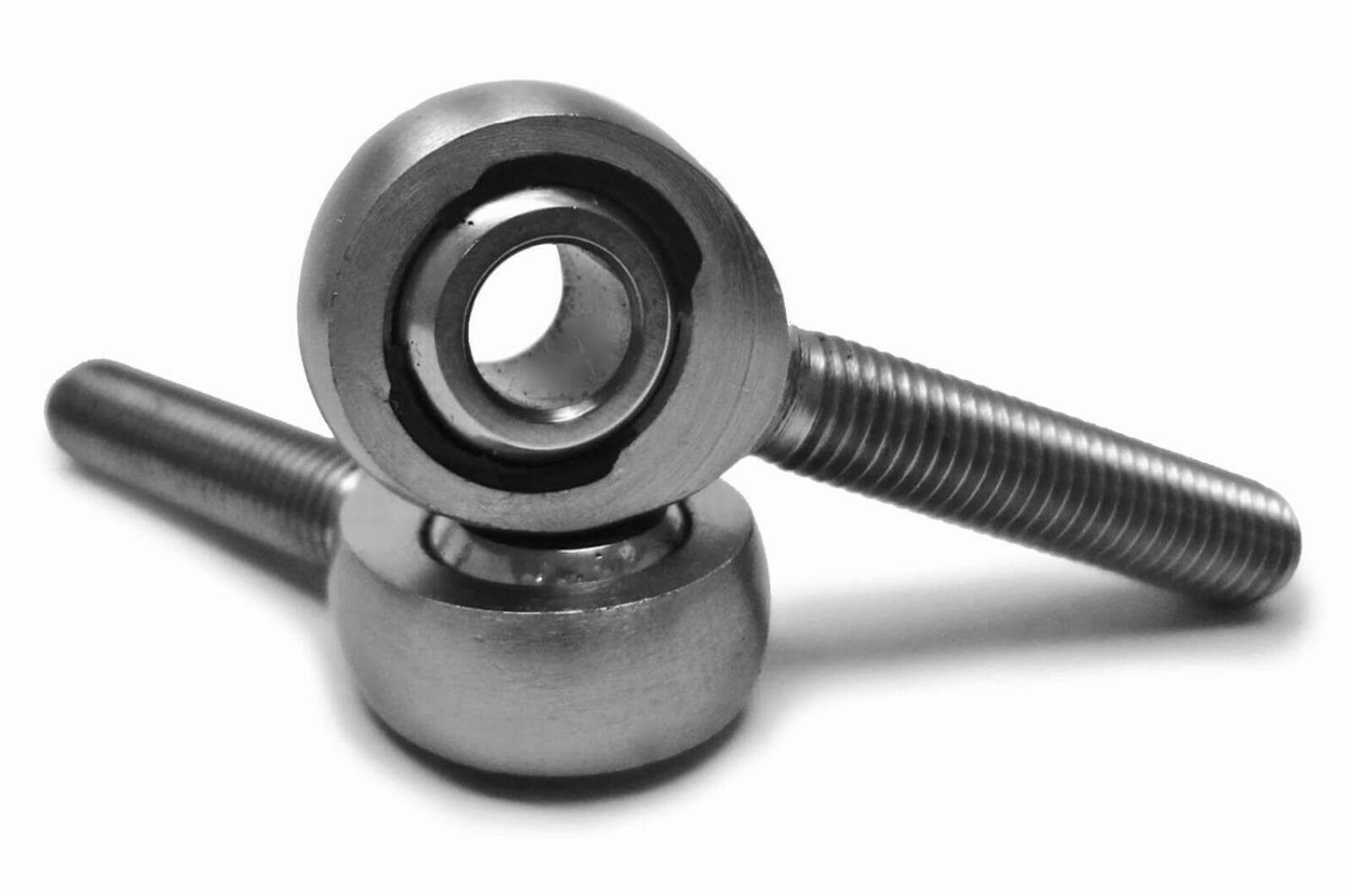 Steinjager Inch Male Rod Ends 3/4-16 RH x 5/8 Chrome Moly Housing, Nylon Race Narrow 2 Pack - J0014772