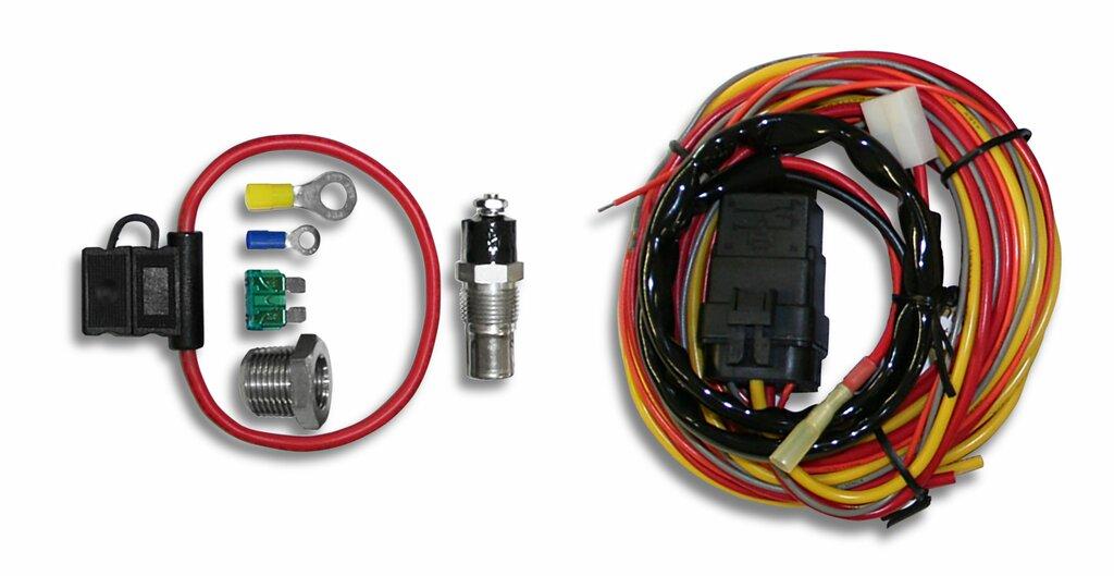 DeWitts Spal Fan Wiring Harness with Relay and Temperature Switch - 32-SP195FH