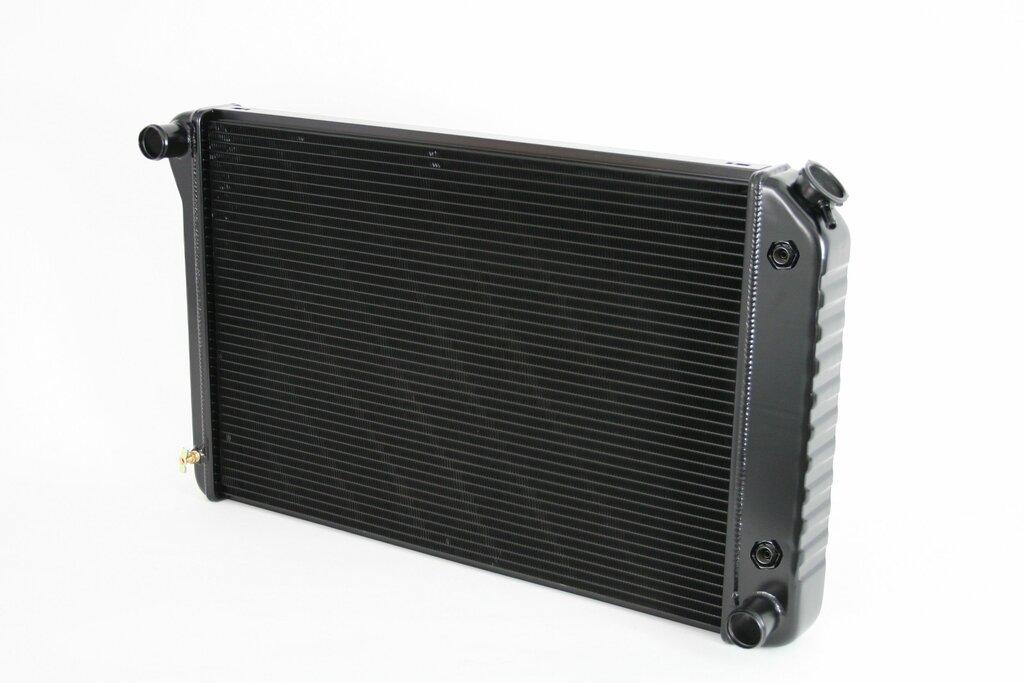 DeWitts 1973-77 CHEVELLE SB / BB CF, Auto, Black Ice, 2 row 1" Tubes - 32-1239034A