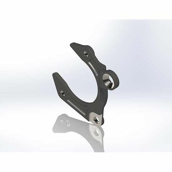 AFCO Replacement Right Caliper Bracket (Fits Metric & Pinto Style) AFCO - 34504-R