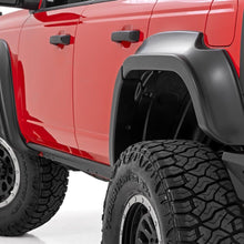 Rough Country Fender Flares JS Iconic Siver Ford Bronco 4WD (2021-2025) (2021-2025 Bronco) - O-F12124-JS