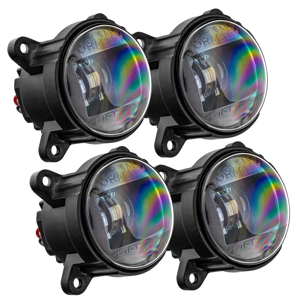 Oracle Lighting Vector Grill Demon Eye Colorshift Projector Conversion Kit (2007-2021 Gladiator, Wrangler) - 5856-334