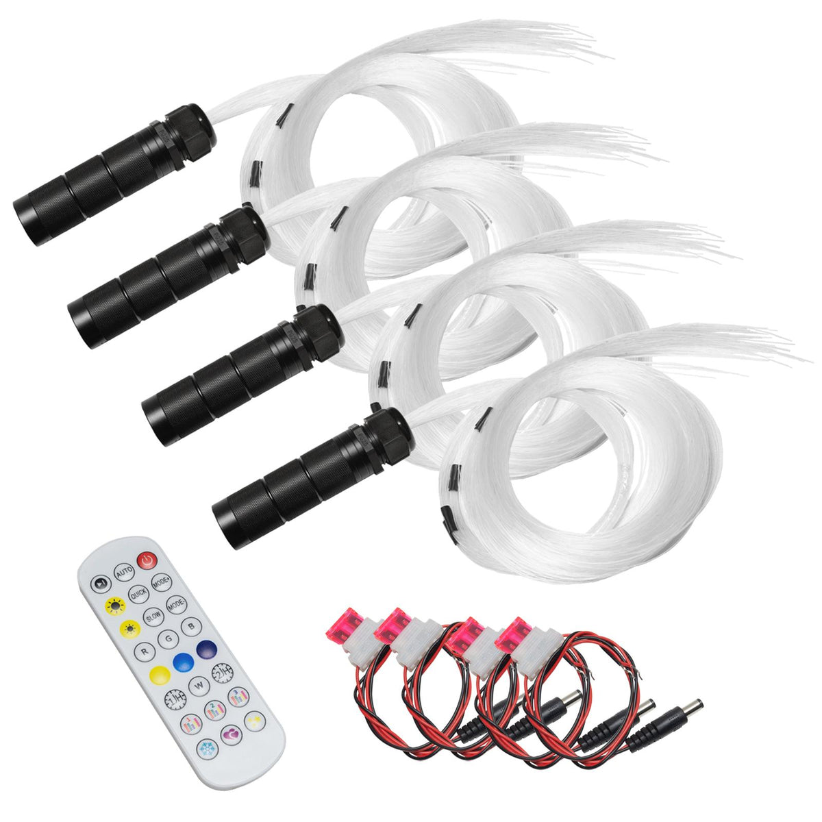 Oracle Lighting Fiber Optic Wheel Liner Colorshift(Tm) Rgb+W Kit - 40W Led/ 600 Fibers - 5898-333