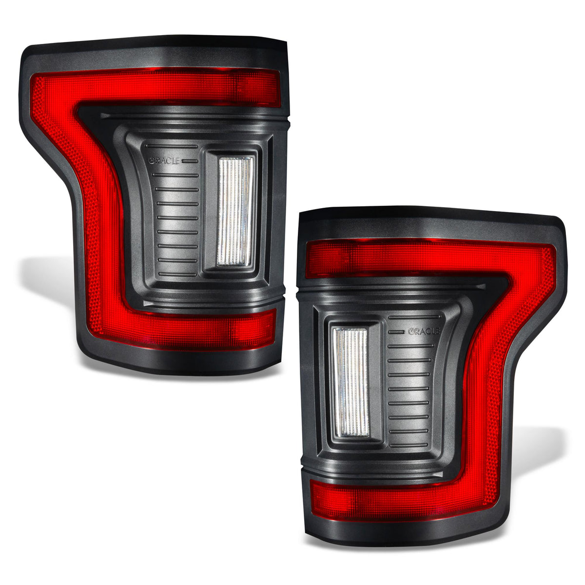 Oracle Lighting Flush Style LED Tail Lights - Standard Red (2015-2020 F150) - 5913-504