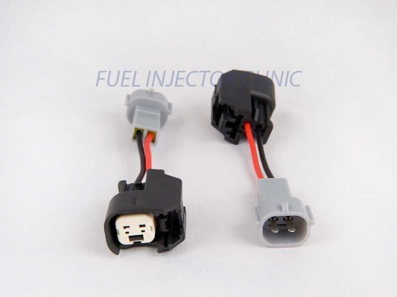 Fuel Injector Clinic PADPUtoD4S Set of 4 US Car/EV6 (female) to Denso (male) injector plug adaptors