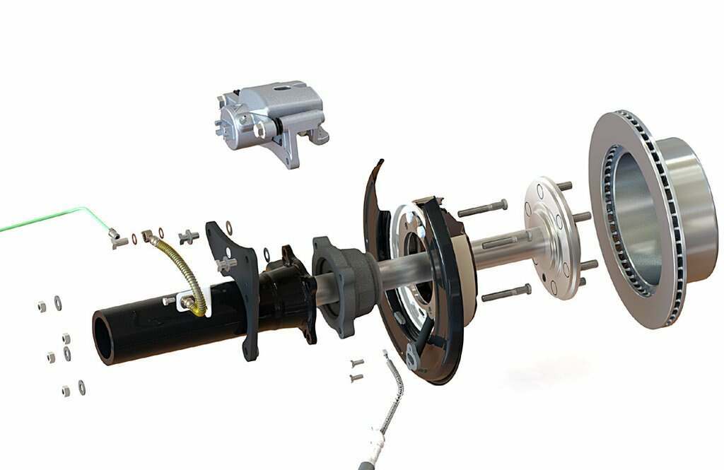 Pedders Brake Conversion Kit - Rear (2005-2017 Tacoma) - PED-PBCK006