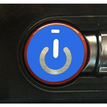 Anchor Room Push Button Decal Power Symbol (2015-2023 Mustang) - Gloss Yellow - 15FM_PBSH_BS_GY