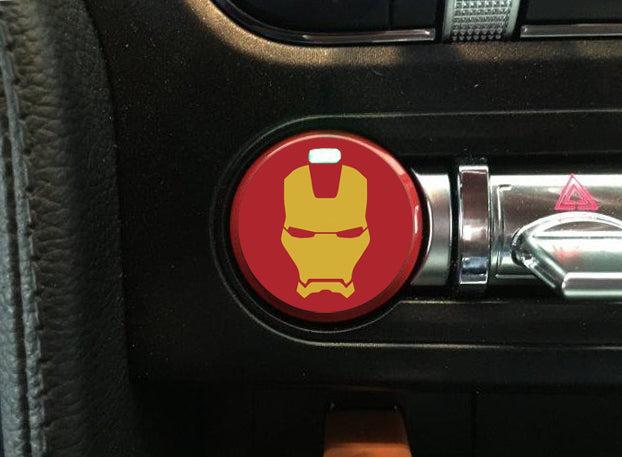 Anchor Room Push Button "Iron Man" (2015-2023 Mustang) - 15FM_PBSH_IM