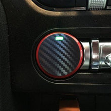 Anchor Room Push Button Decal Solid (2015-2023 Mustang) - Gold - 15FM_PBSH_SO_GD