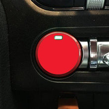 Anchor Room Push Button Decal Solid (2015-2023 Mustang) - Gold - 15FM_PBSH_SO_GD