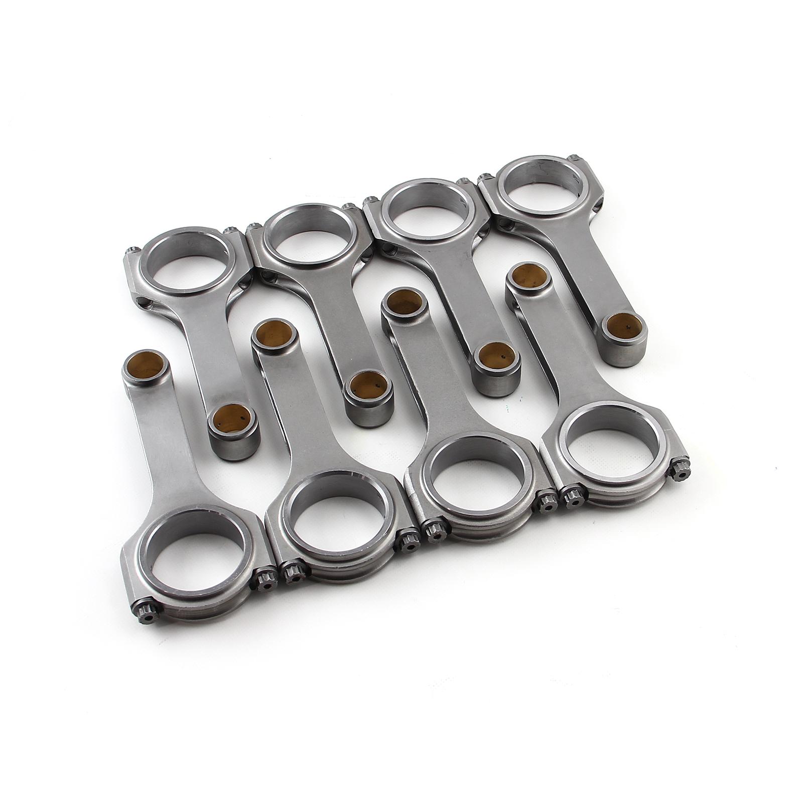Speedmaster H Beam 6.200" 2.100" .927" Bronze Bush 4340 Connecting Rods Suits: Chevy Sbc 350 - PCE274.1034