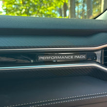 Anchor Room 3D Printed Interior Dash Plate [S7] - Performance Pack - Black Background with White Text - 3DP_S7_BW