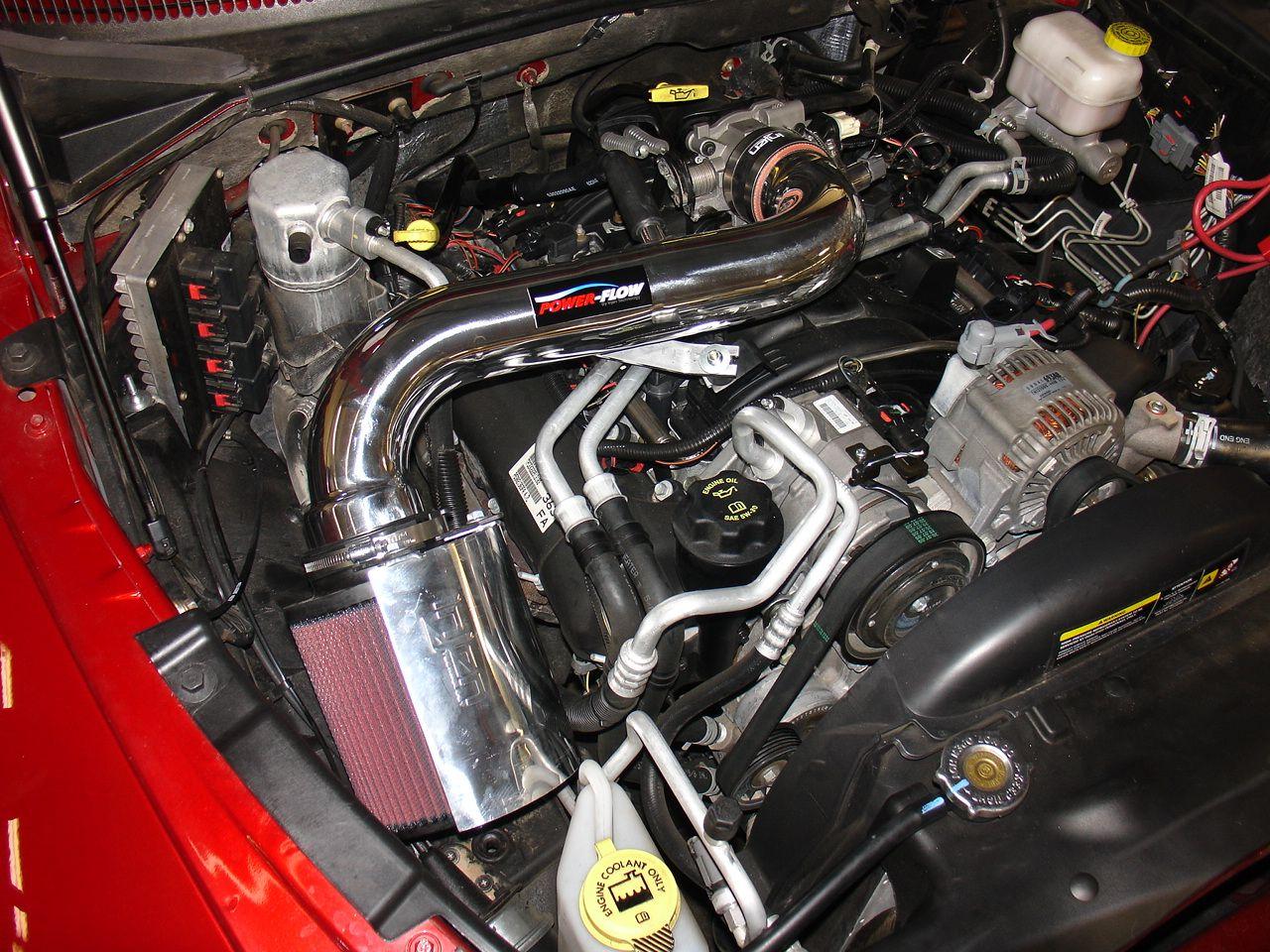 Injen PF cold air intake system with SuperNano-Web Dry Air filter (2005-2010 Dakota, Raider 4.7L) - PF1800P