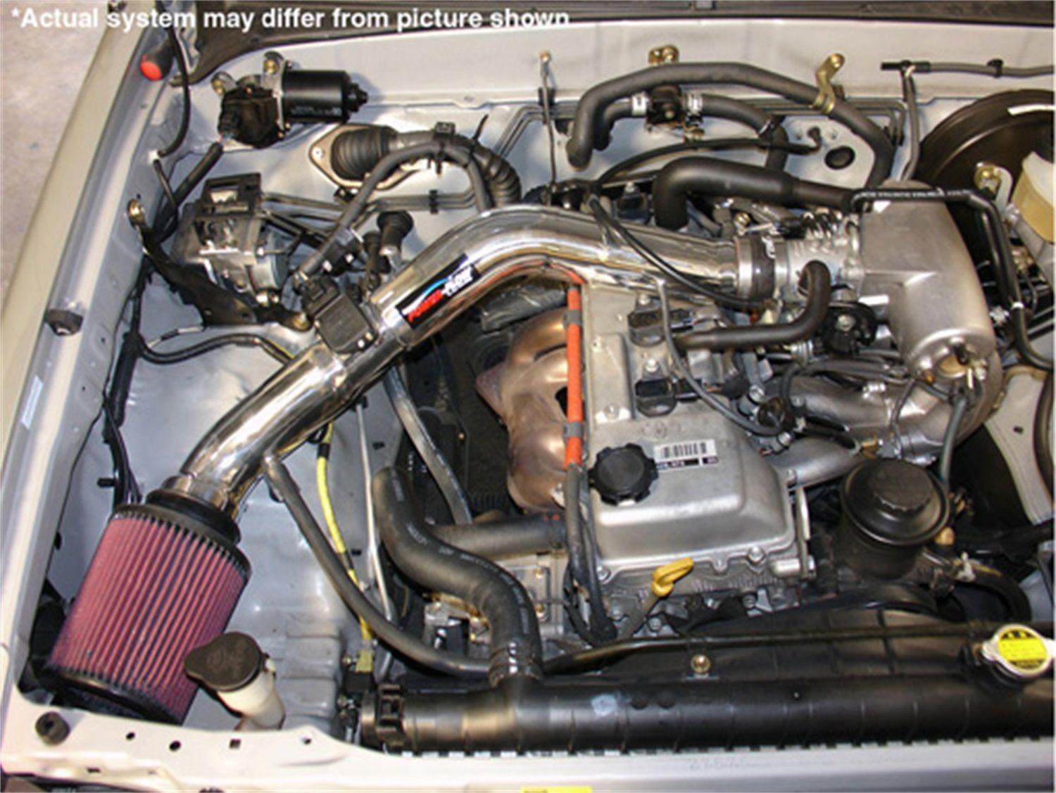 Injen PF cold air intake system with SuperNano-Web Dry Air filter (2000-2004 Tacoma 2.4L, 2.7L) - PF2015WB