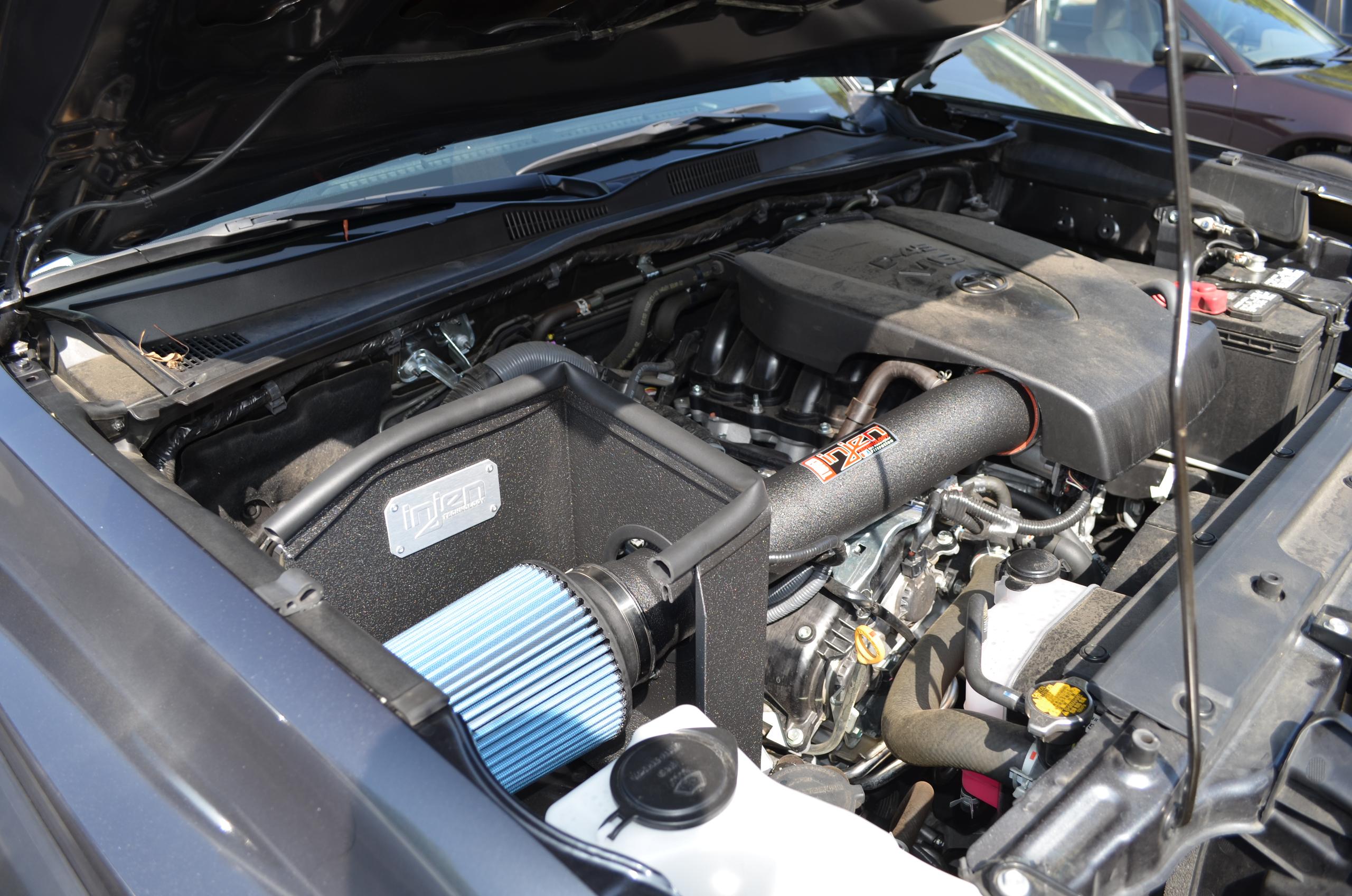 Injen PF cold air intake system with SuperNano-Web Dry Air filter (2016-2020 Tacoma 3.5L) - PF2059P
