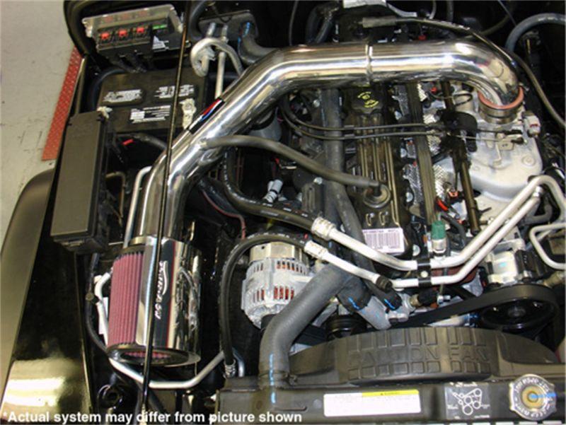 Injen PF cold air intake system with SuperNano-Web Dry Air filter (1997-2006 Wrangler 4.0L) - PF5001P