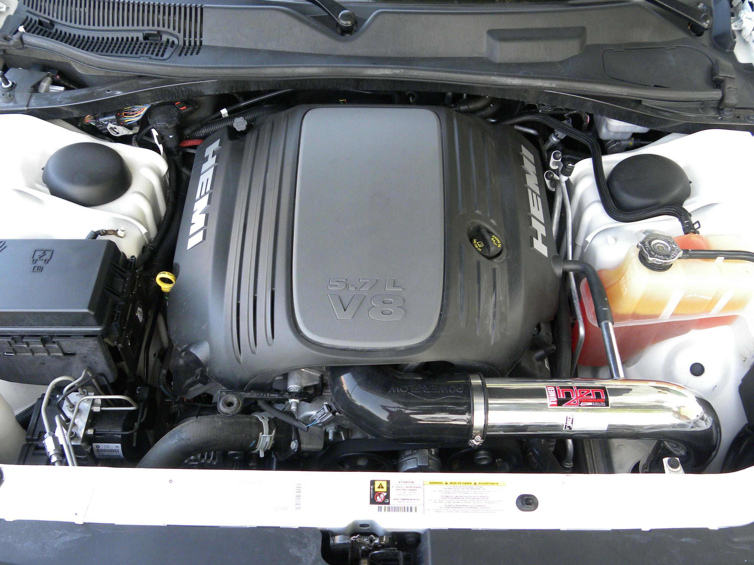 Injen PF cold air intake system with SuperNano-Web Dry Air filter (2005-2014 300C, Magnum, Charger, Challenger 5.7L) - PF5061WB