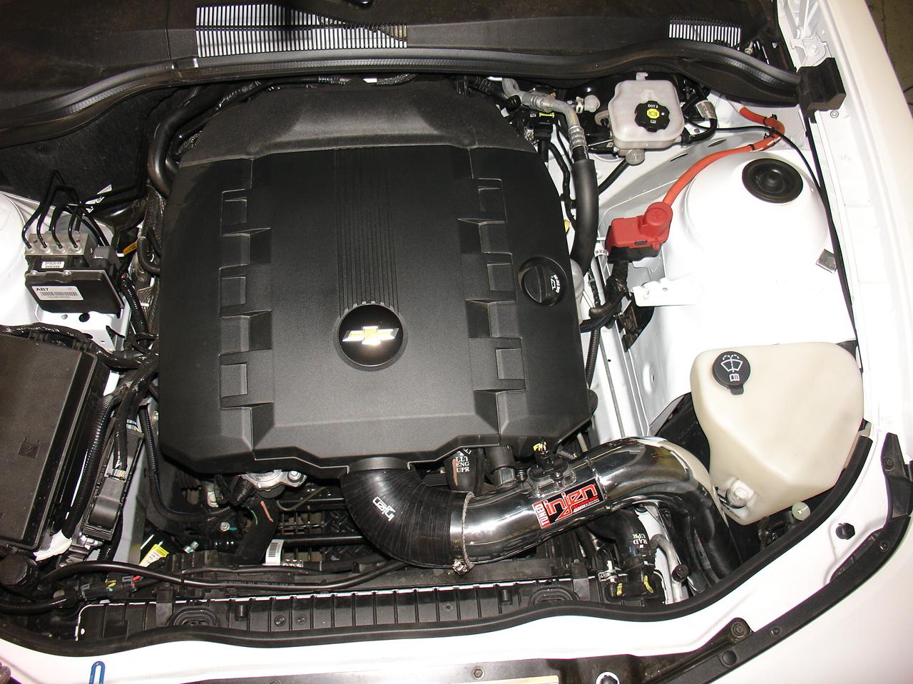 Injen PF cold air intake system with SuperNano-Web Dry Air filter (2012-2014 Camaro 3.6L) - PF7013P