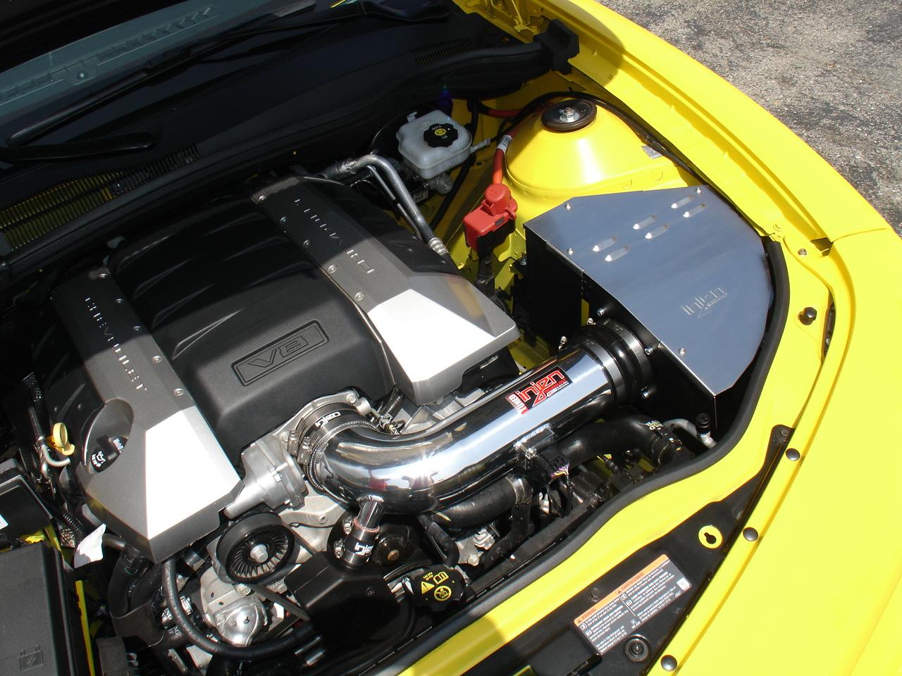 Injen PF cold air intake system with SuperNano-Web Dry Air filter (2010-2015 Camaro SS 6.2L) - PF7016WB