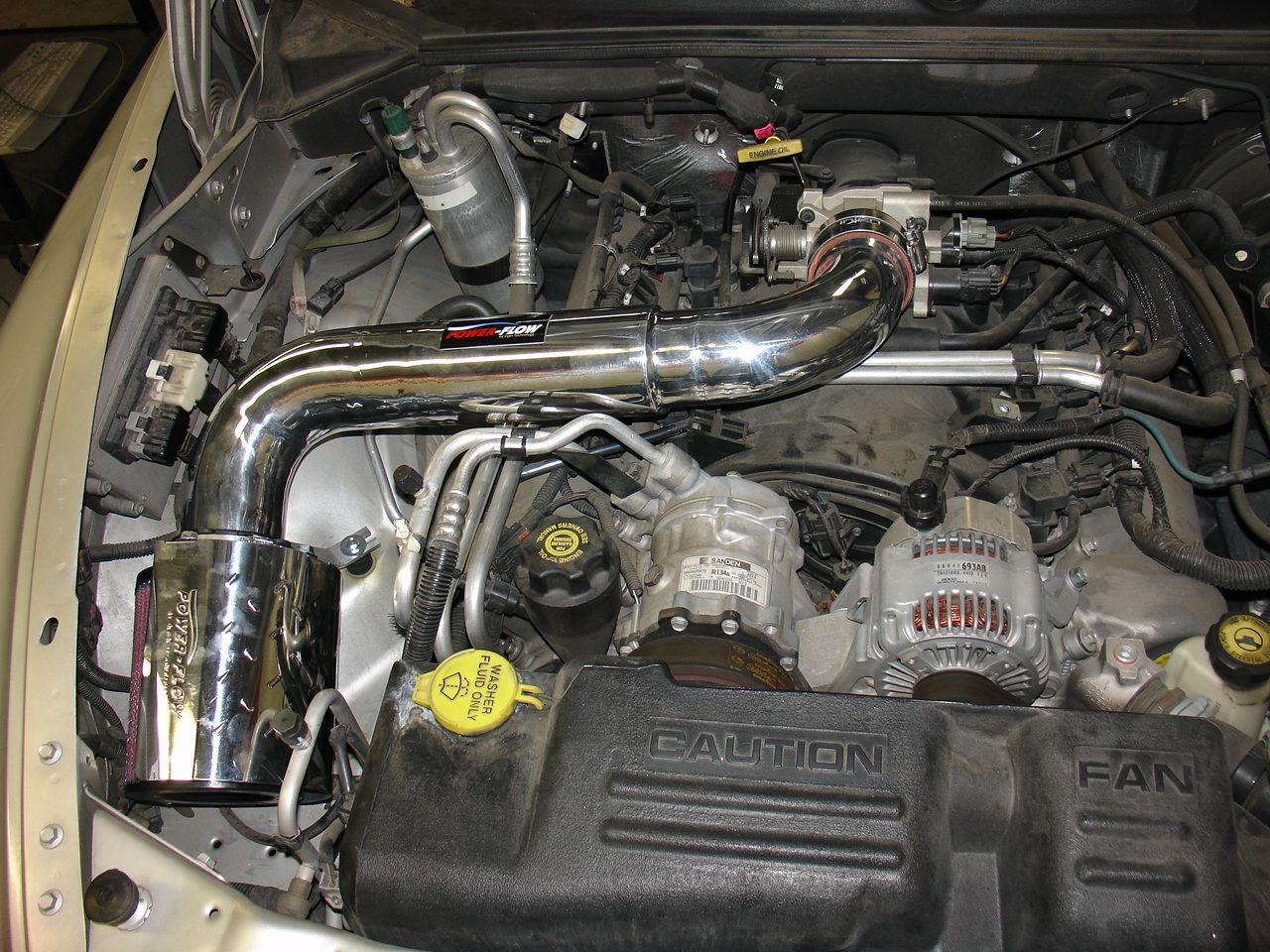 Injen PF cold air intake system with SuperNano-Web Dry Air filter (2000-2004 Dakota 4.7L) - PF8026WB