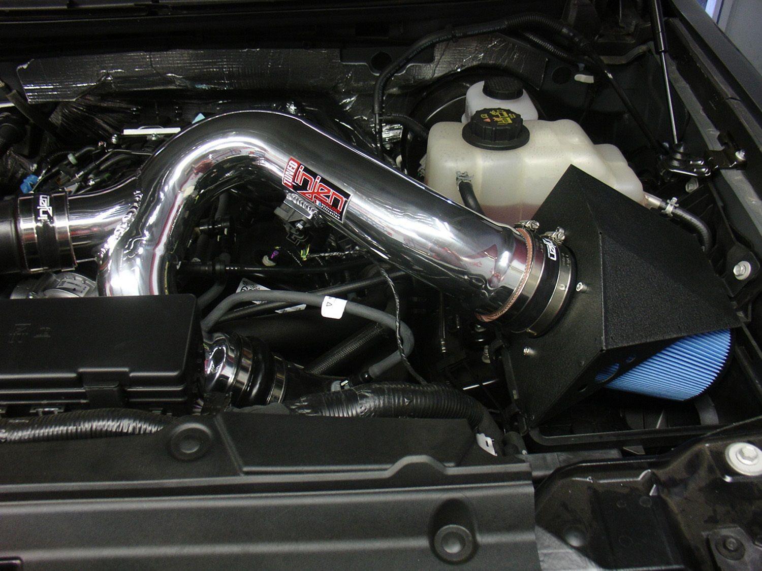 Injen PF cold air intake system with SuperNano-Web Dry Air filter (2012-2014 F-150 3.5L Twin Turbo) - PF9012WB