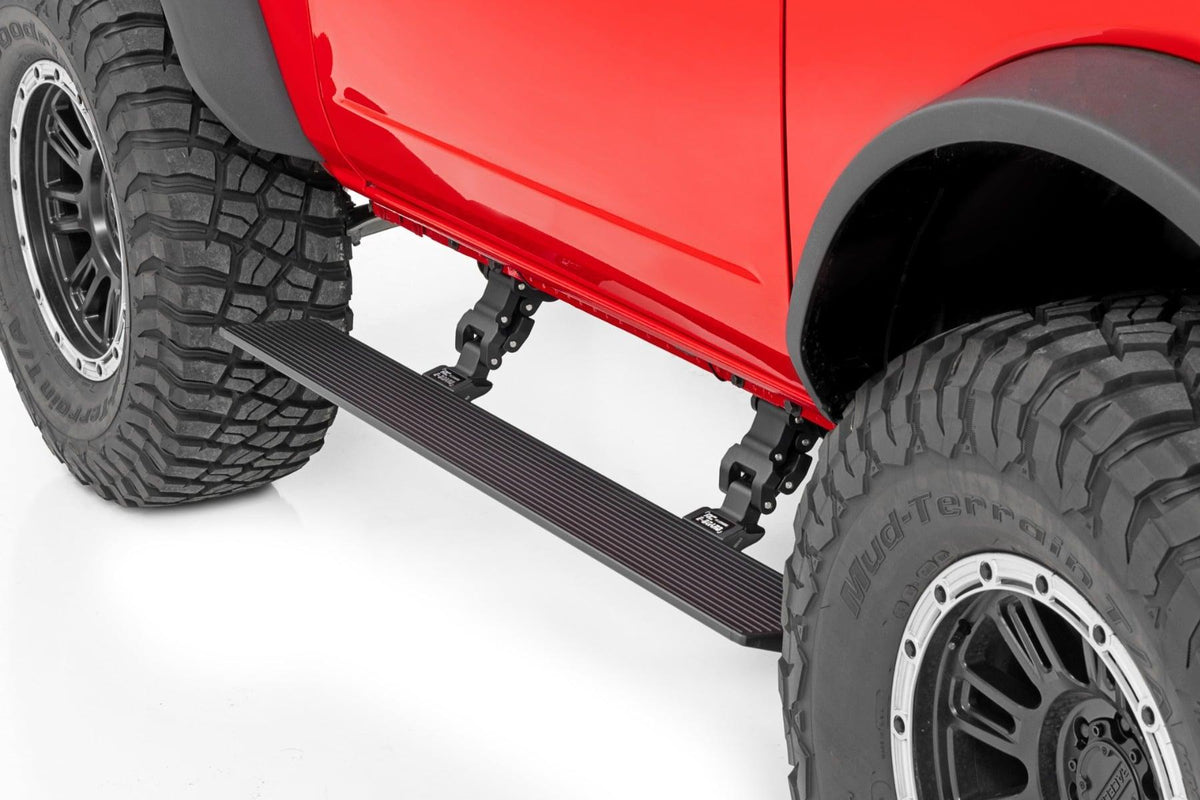 Rough Country Power Running Boards Dual Electric Motor 2 Door Ford Bronco (2 Door) (21-25) (2021-2026 Bronco) - PSR51230