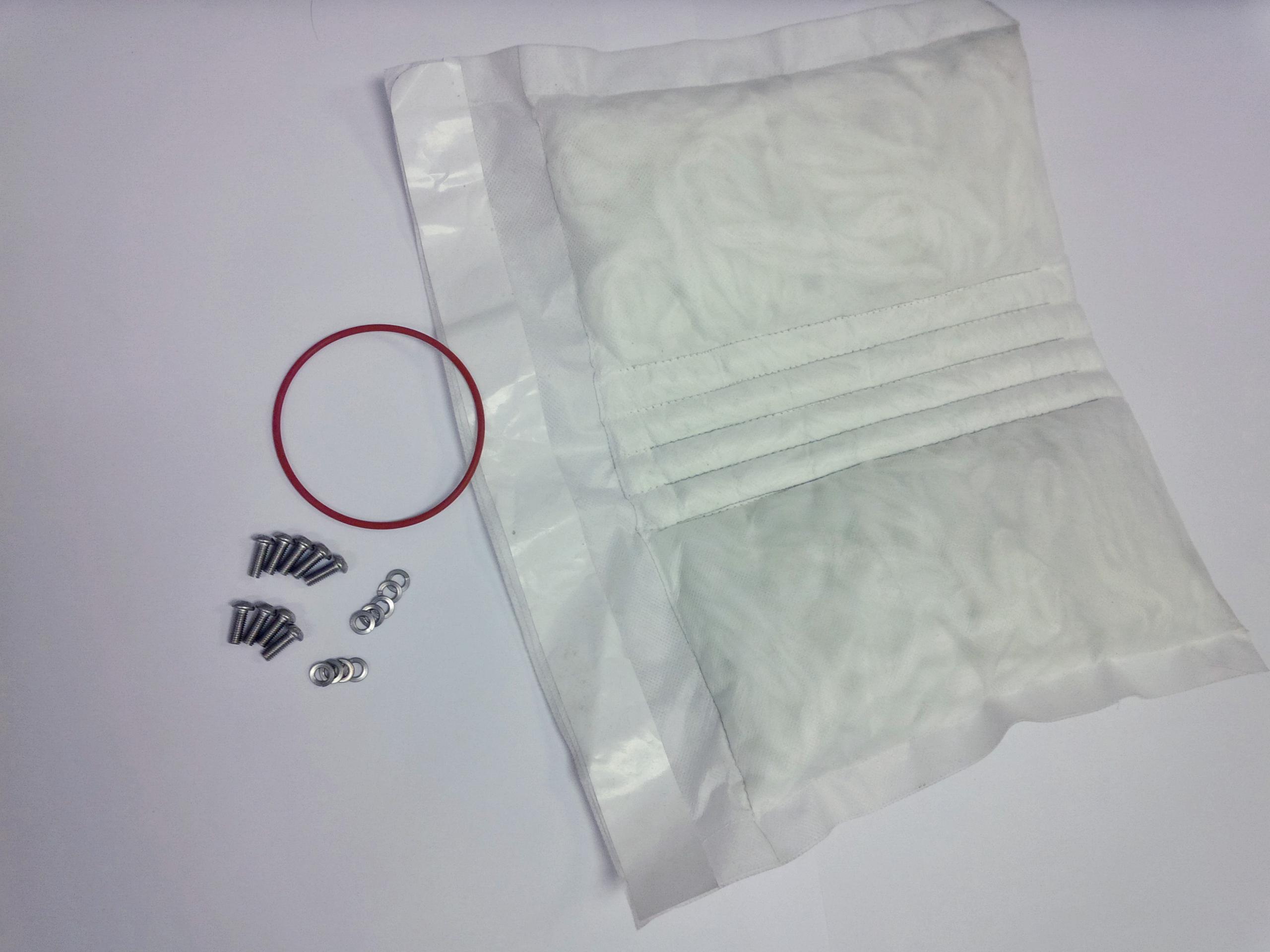 MBRP Repack Pillow; Replacement O-Ring; New Hardware for Muffler Endcap. - PT-0016PK
