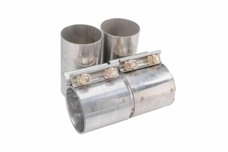 Pypes Exhaust Pipe Adapter 15-16 Mustang GT 3 in Hardware Not Included Natural 409 Stainless Steel Pypes Exhaust - PVA12-3K
