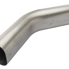 Pypes 3 Inch Oval 45 Degree Vertical Exhaust Bend 304 Stainless Steel Low-Profile Ground Clearance - PVM44