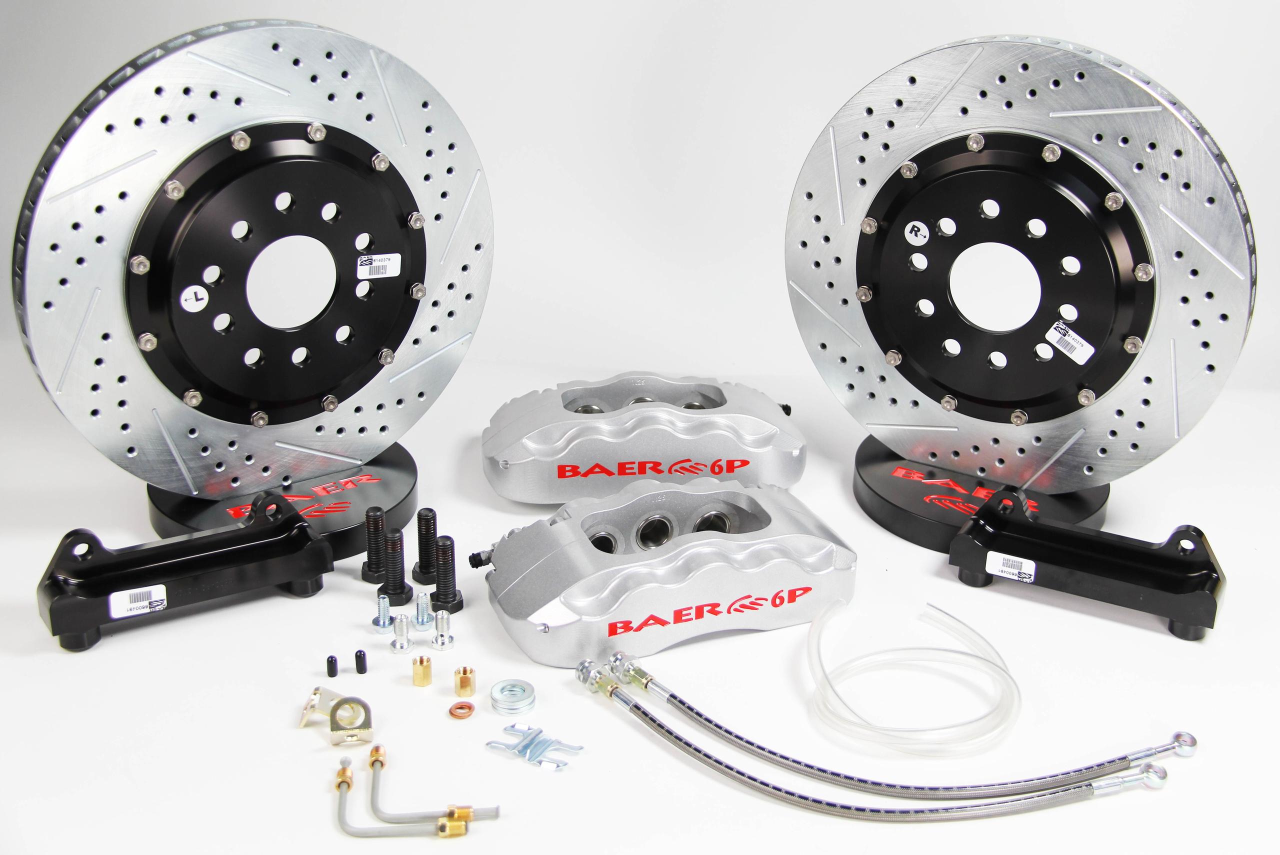 Baer Pro+, Corvette C5/C6 Based Spndls (E.G.-Dse, RS, Morrison), Leading Caliper, Sdz - 4301179S