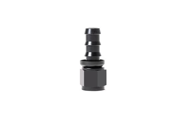 Radium Engineering Pushlok Hose End, 8An Straight - 14-0206