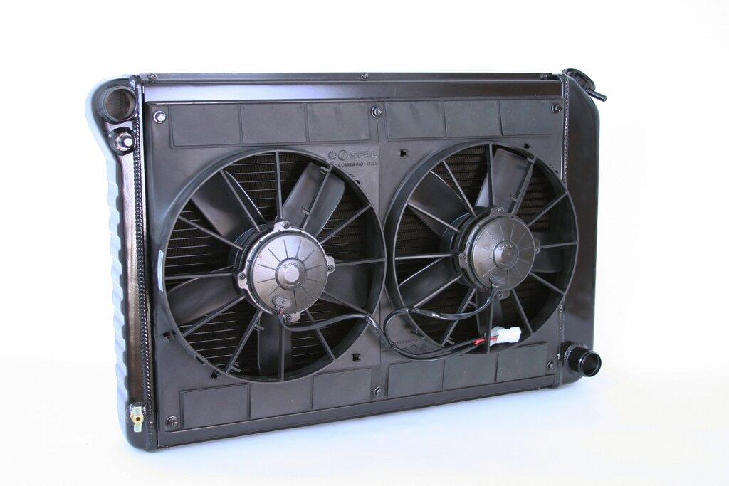 DeWitts 1973-74 Nova all, 23.5" Core CF, Manual, Black, 2 row 1" tubes - 32-4239035M