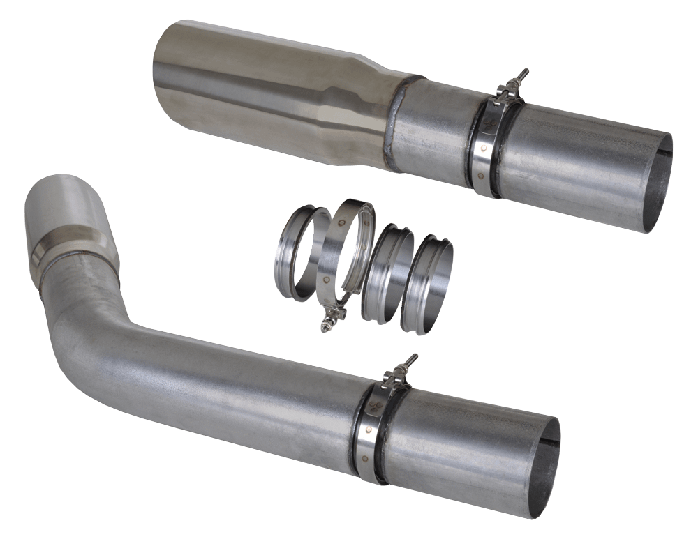 Diamond Eye Performance 5 Inch Quick Connect Couplers 3 CNC Machined Flanges And 1 V-Band Clamp Diamond Eye - QC500-3